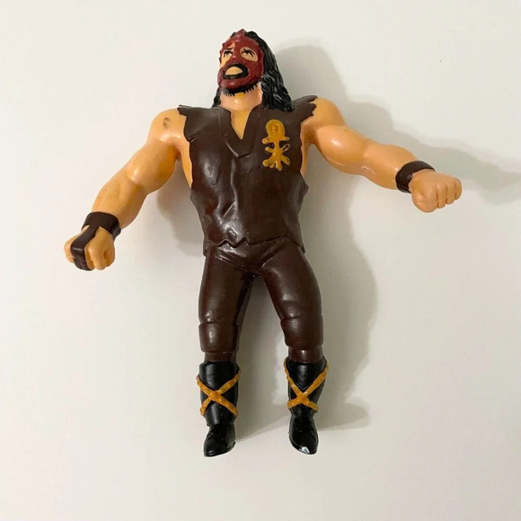 Vtg 1997 Mankind BendEms WWF Just Toys 5 Inch Tall Action  Figure - Picture 1 of 14